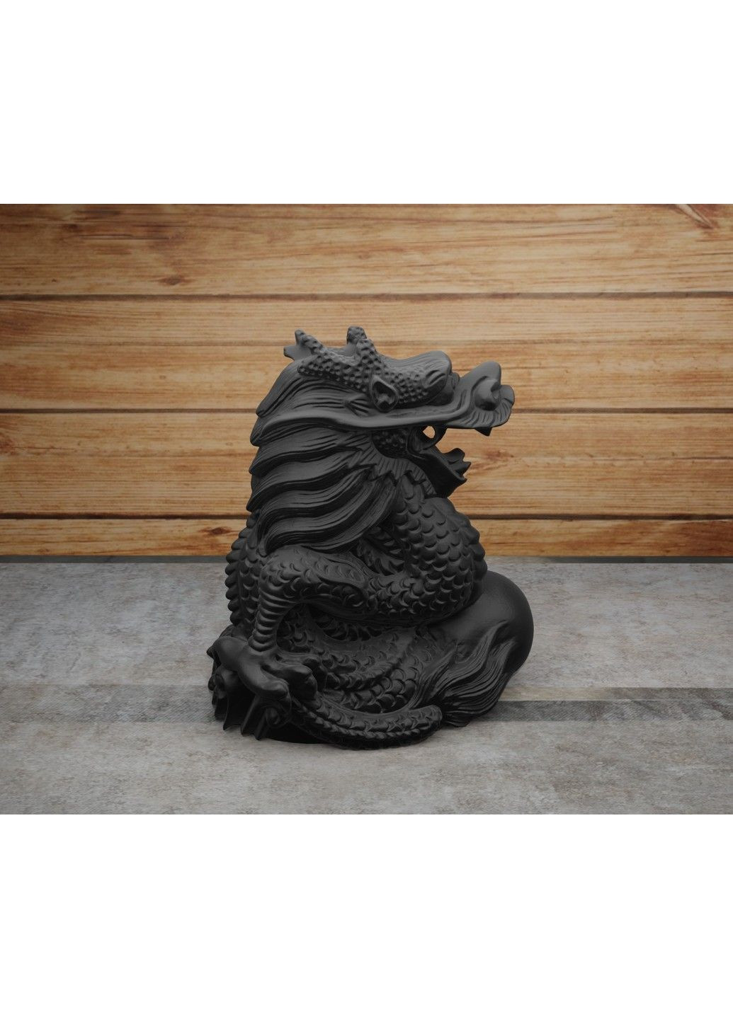 Статуетка дракона з кулею - яйцем. Символ 2024 року. Золотистий, 5 см ЗаСвіт (280940561)