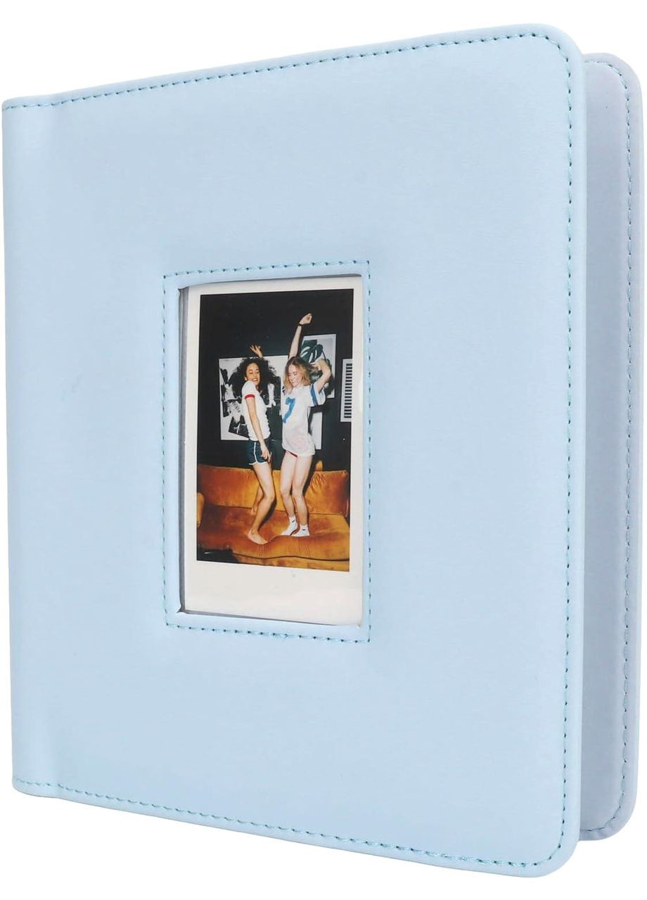 Фотоальбом голубой для Instax Mini (12, 11, 40, 70, 90, 99, EVO, Link, Liplay) Polaroid 300, Z2300 на 288 фото Fujifilm (333339526)