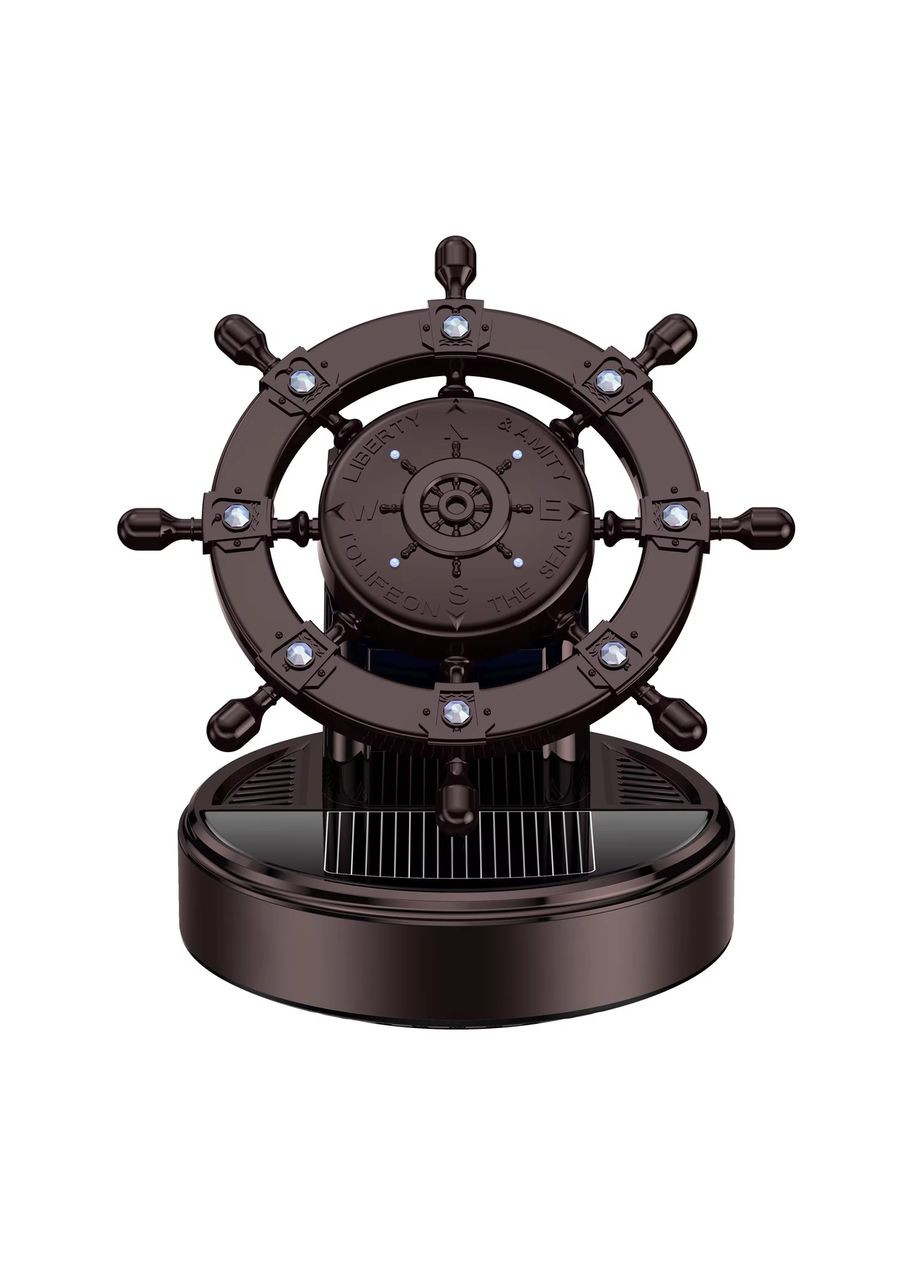 Ароматизатор для автомобіля TK-22 Штурвал на сонячній батареї, Brown VHG (360771963)