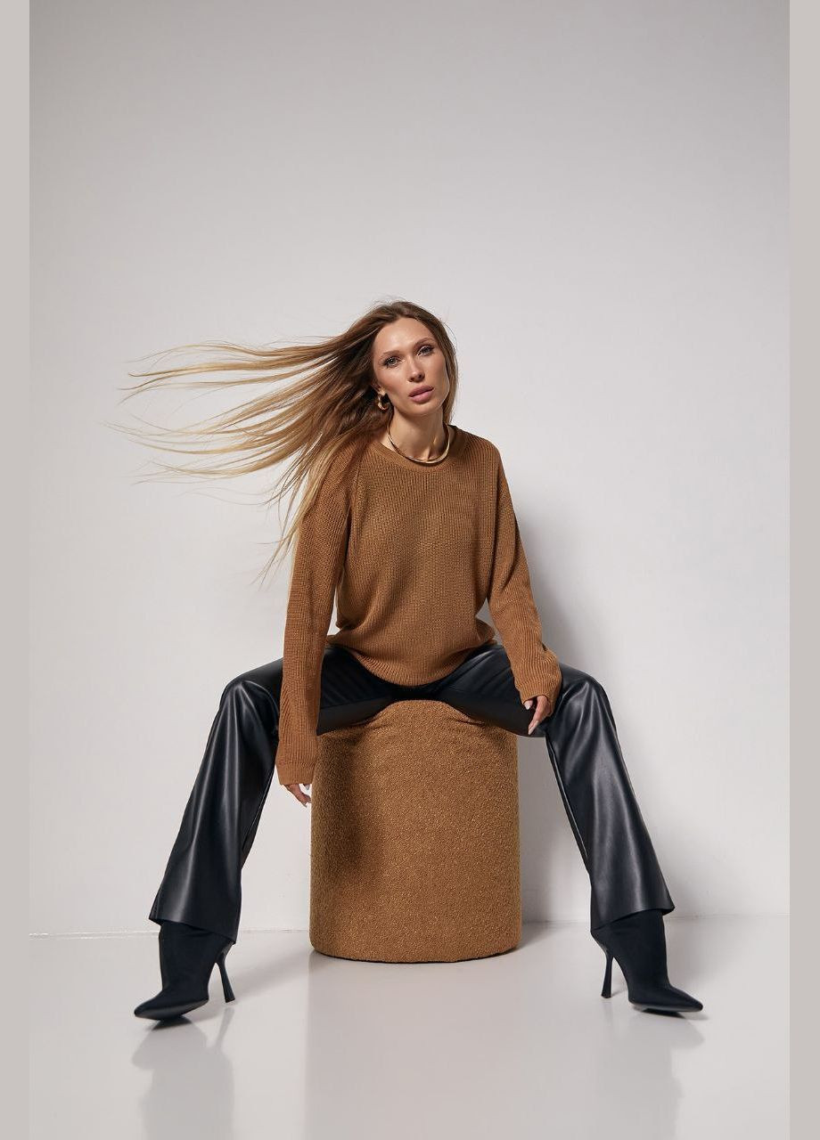 Коричневий демісезонний базовий светр джемпер джемпер Triko Bakh