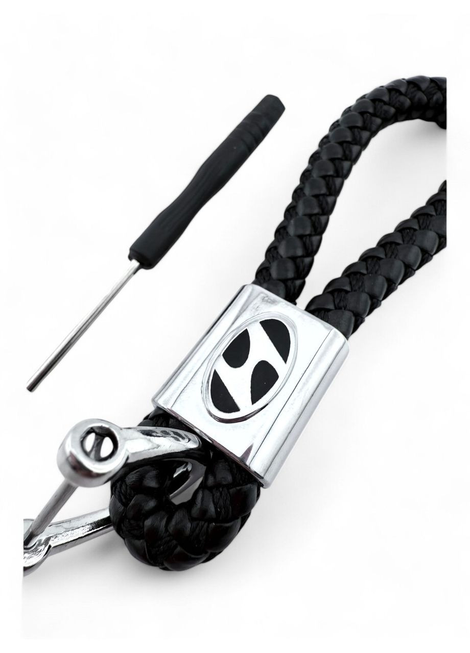 Брелок шкіряний косичка Hyundai (354698741)