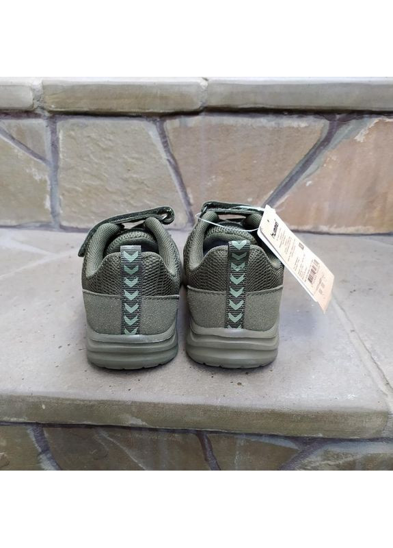 Оливковые (хаки) кроссовки легкие и дышащие pace Hummel