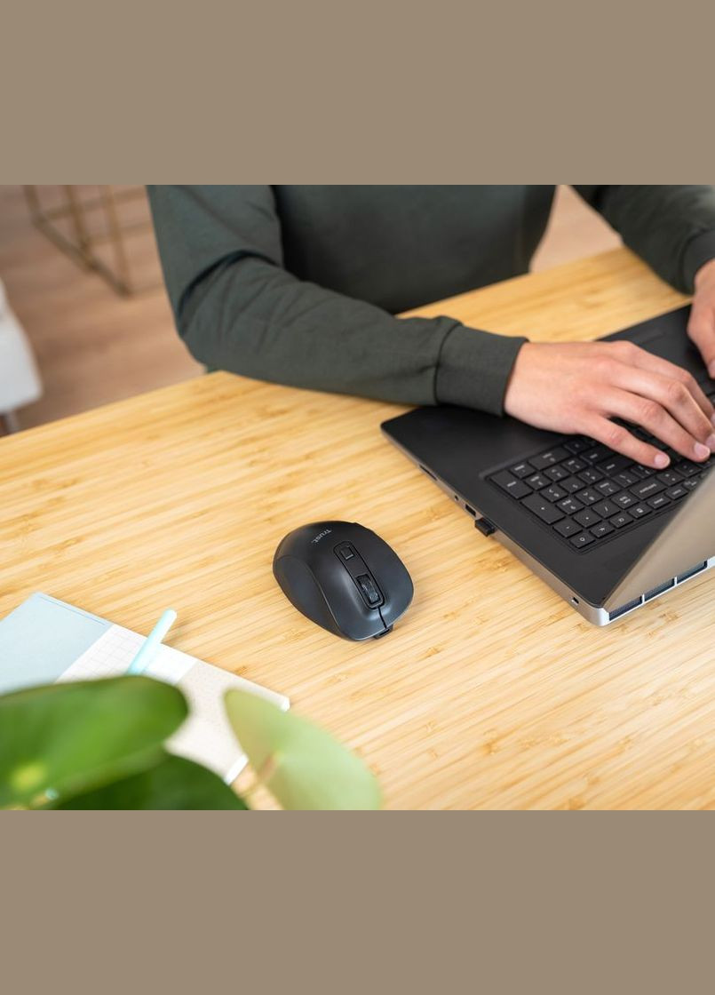 Мышь Fyda Rechargeable WL ECO Black Trust (314973746)