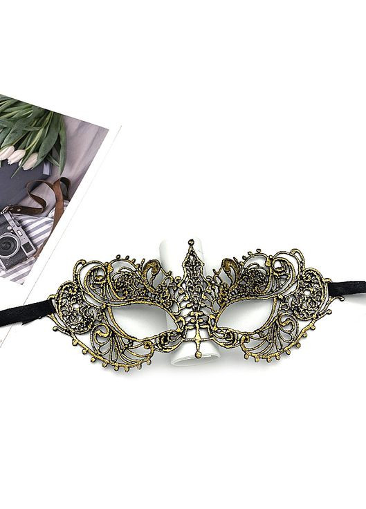 для вечірок one size золотистий Jannet Маска (322182807)