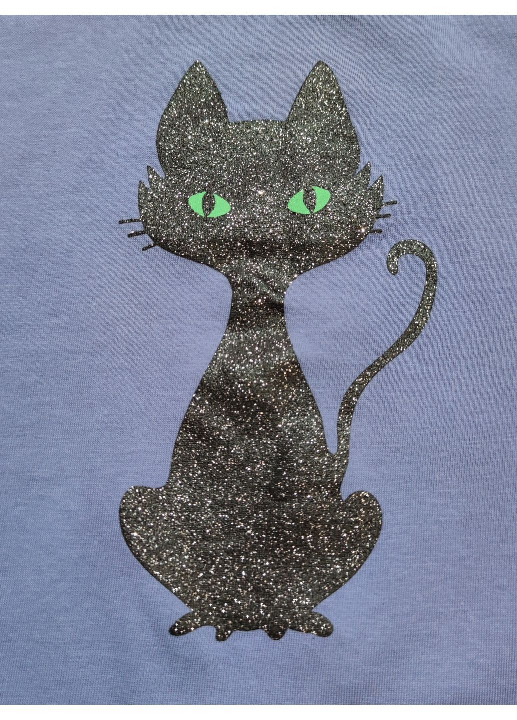 Дитячий лонгслів реглан для дівчинки 104 см Синій, сірий Cool Club (368670664)