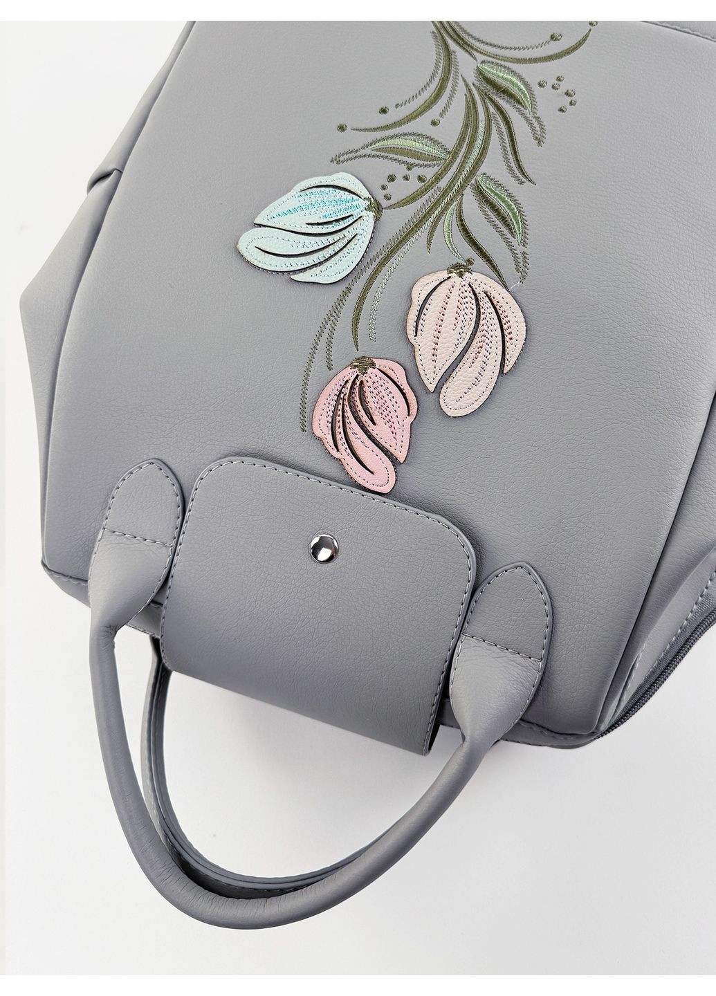 Яскравий дует - рюкзак та шопер 250315 світло-сірий '' Alba Soboni (353302914)