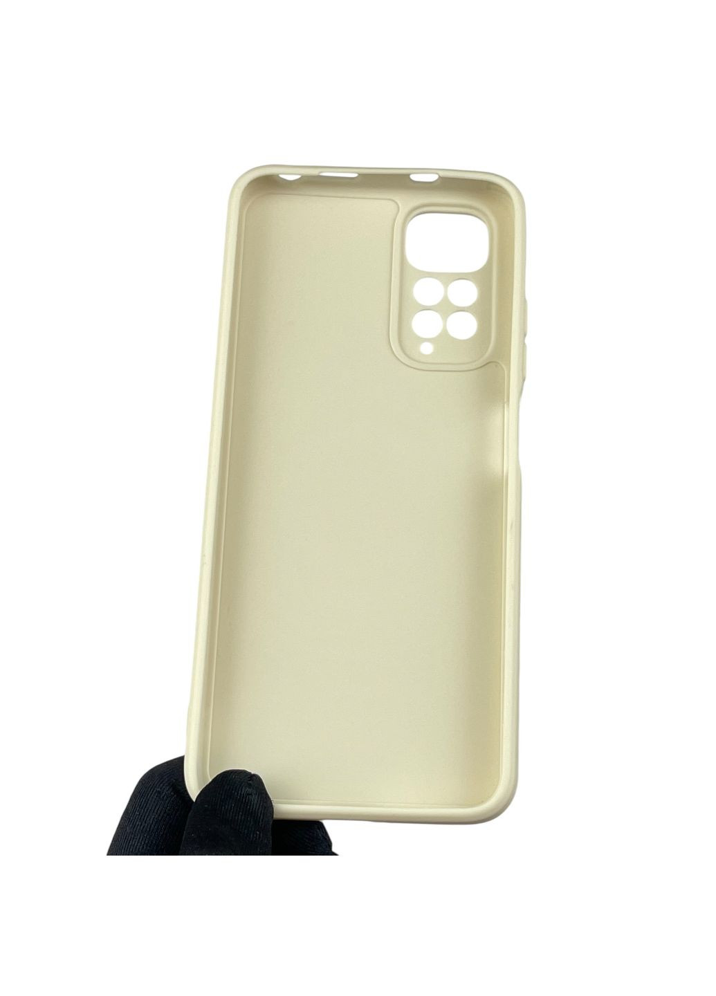 Чохол для Redmi Note 11s з квадратними гранями із захистом камери на сяомі редмі нот 11с бежевий Xiaomi (366022391)