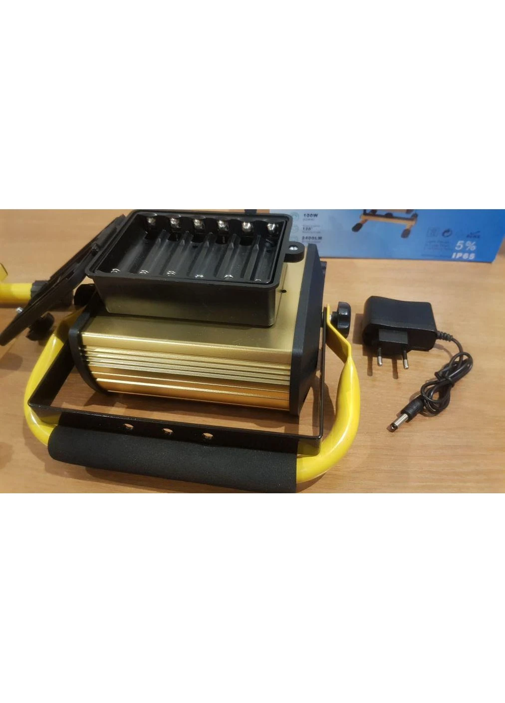 Акумуляторний LED Прожектор 100 W світлодіодний IP65 ліхтар W808 Hopestar (383042673)