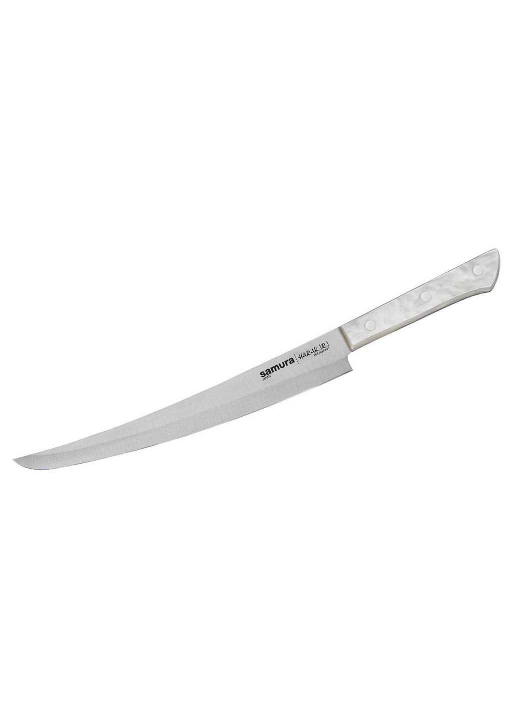 Кухонний ніж для тонкої нарізки Harakiri Acryl 23 см Samura (288048498)