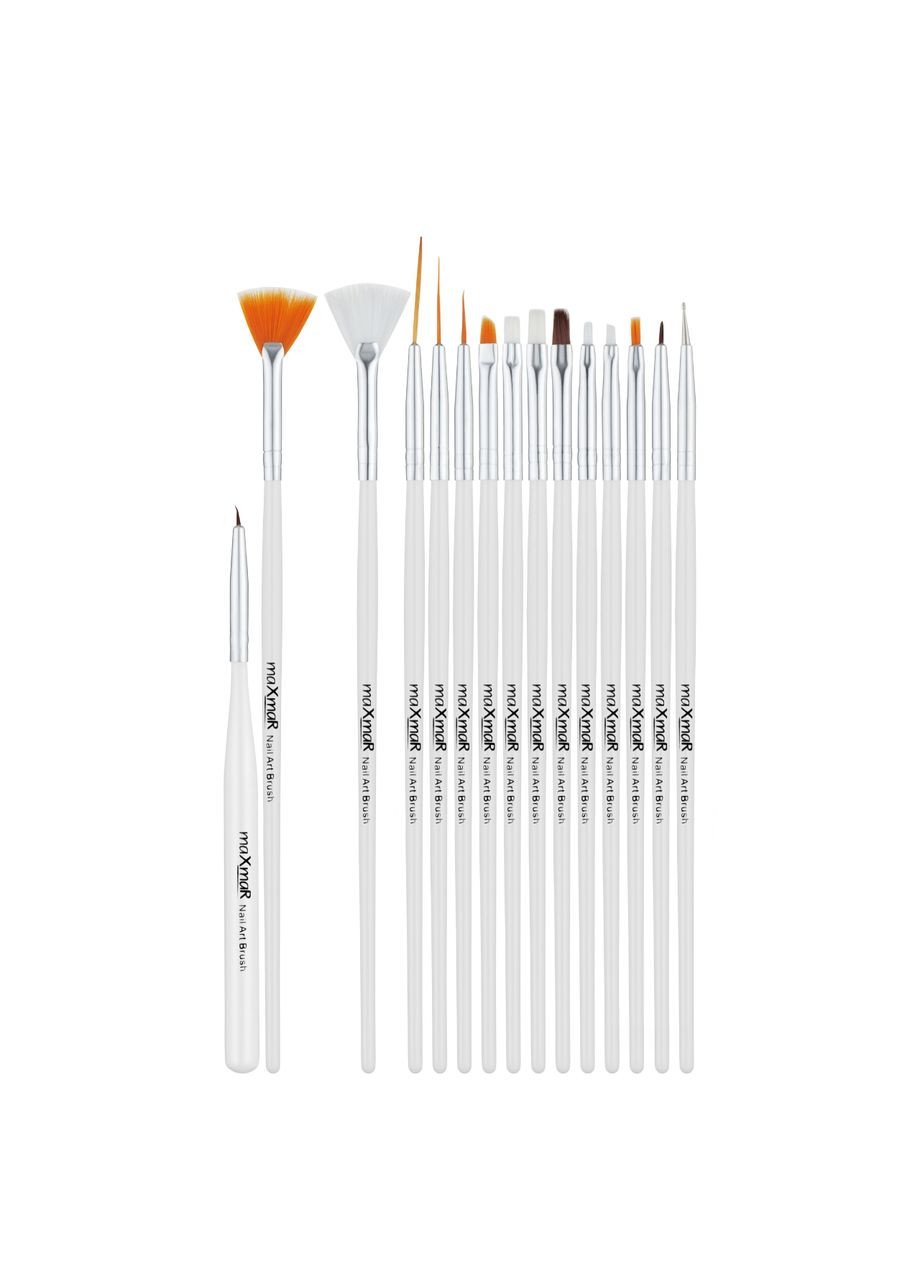 Набір пензликів для нігтьового дизайну з 15 інструментів MNB-222 MaxMar (338426407)