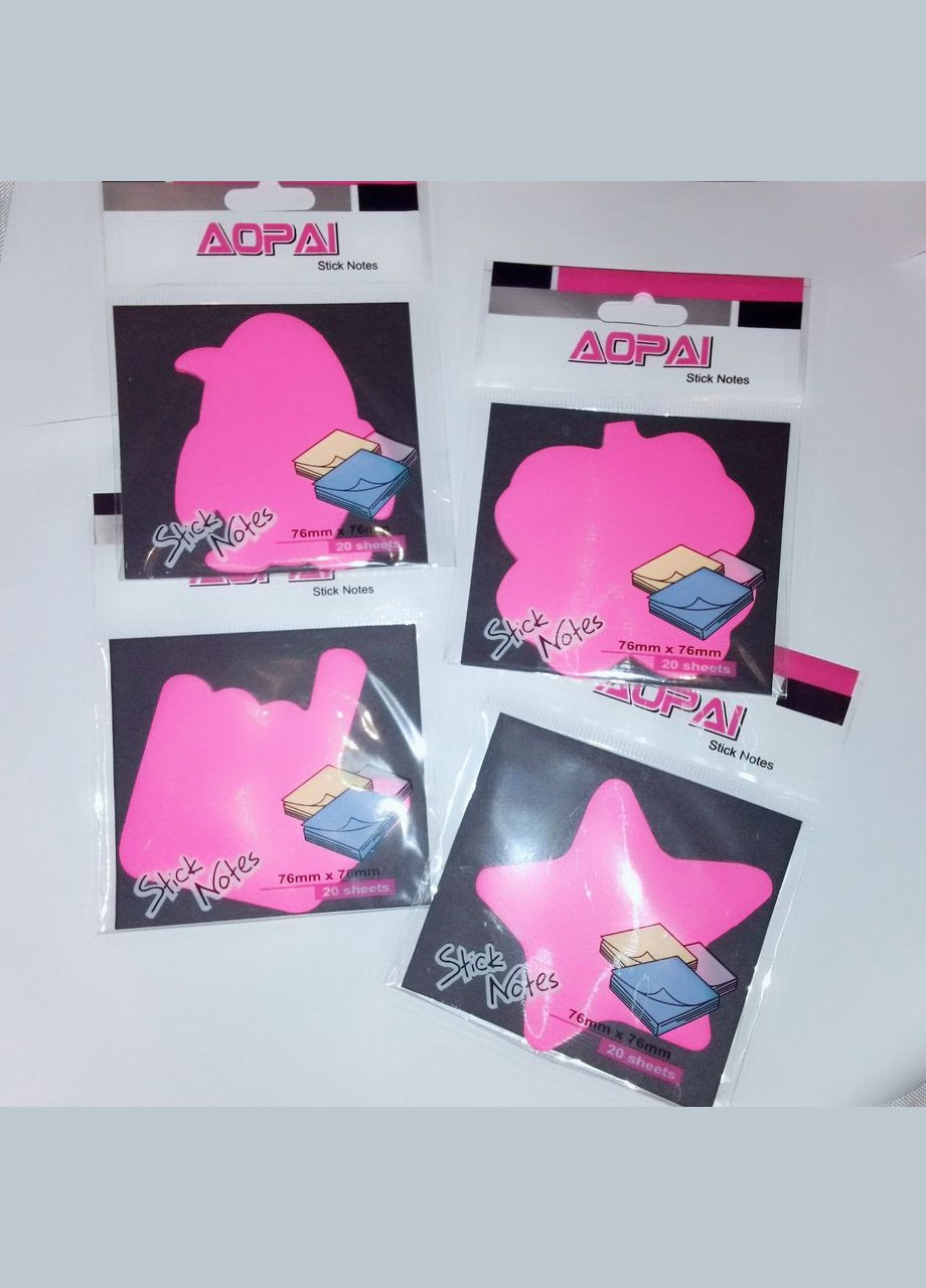 Стикеры фигурные для заметок (клейки) Stick (335817524)