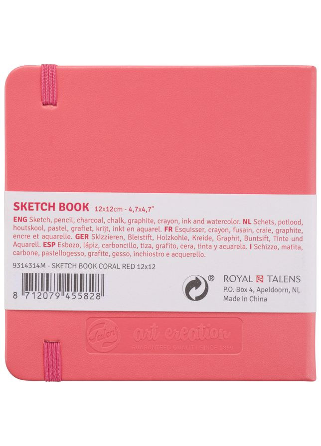 Блокнот для графіки Talens Art Creation 12х12 см 140г/м2 80л Coral Royal Talens (362579762)