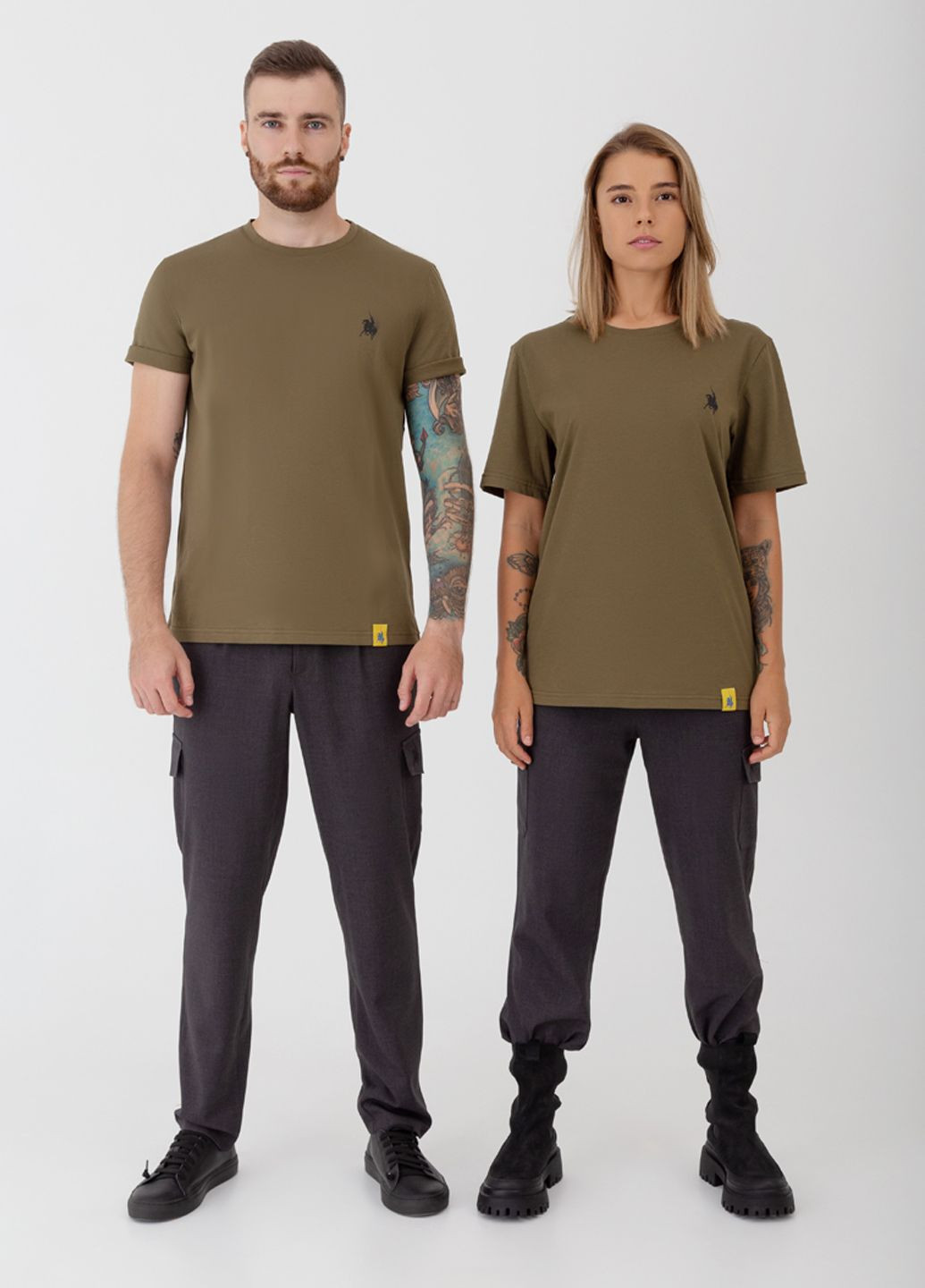 Хаки (оливковая) футболка мужская freedom хаки Arber T-SHIRT FF19