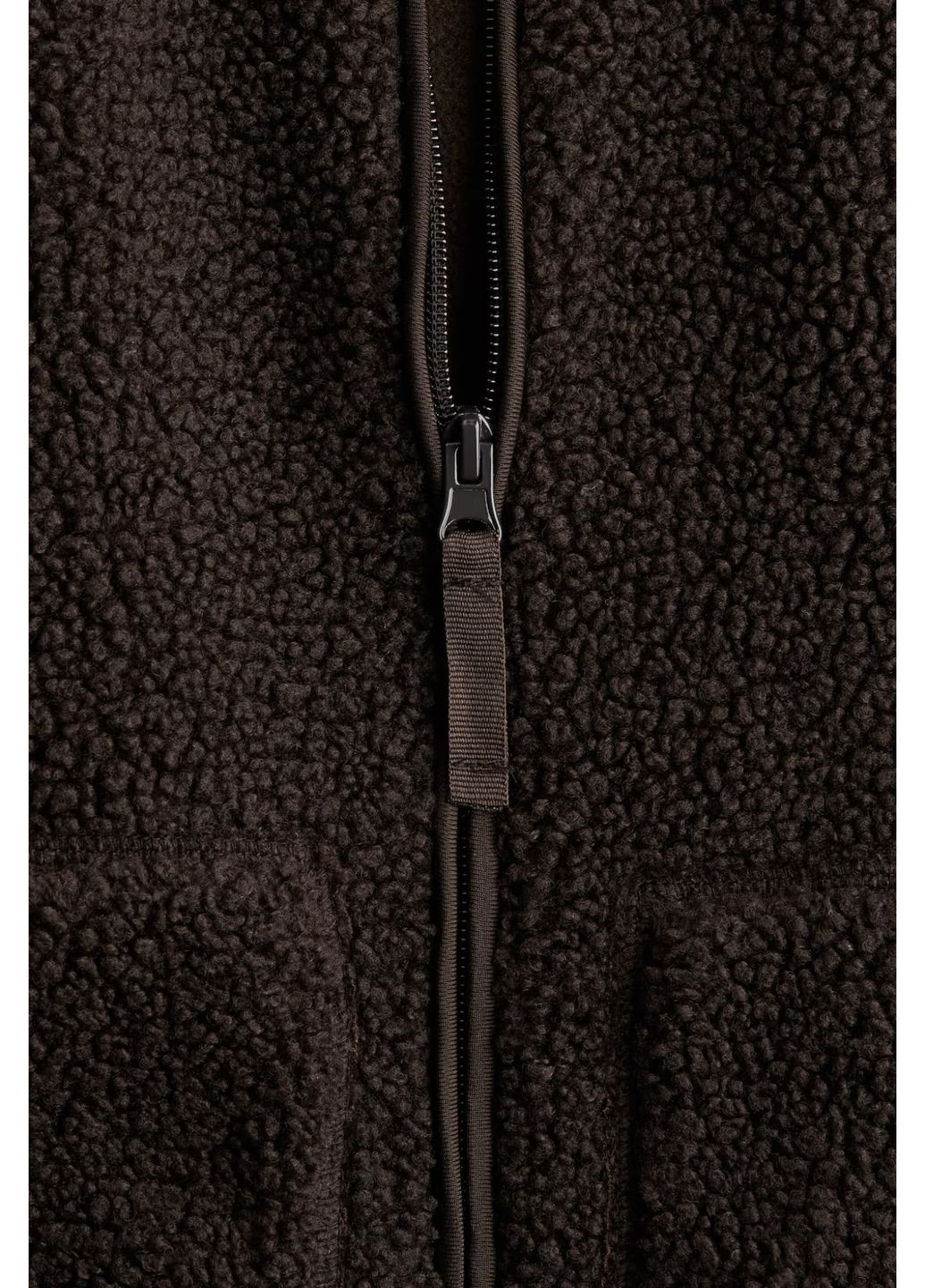 Коричнева демісезонна куртка без підкладки H&M Тедді