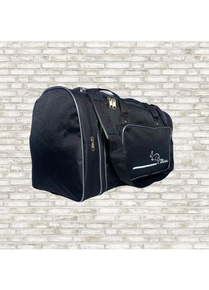 Дорожня сумка з розширенням Чорно-сіра (1210662530) Wallaby (361244797)