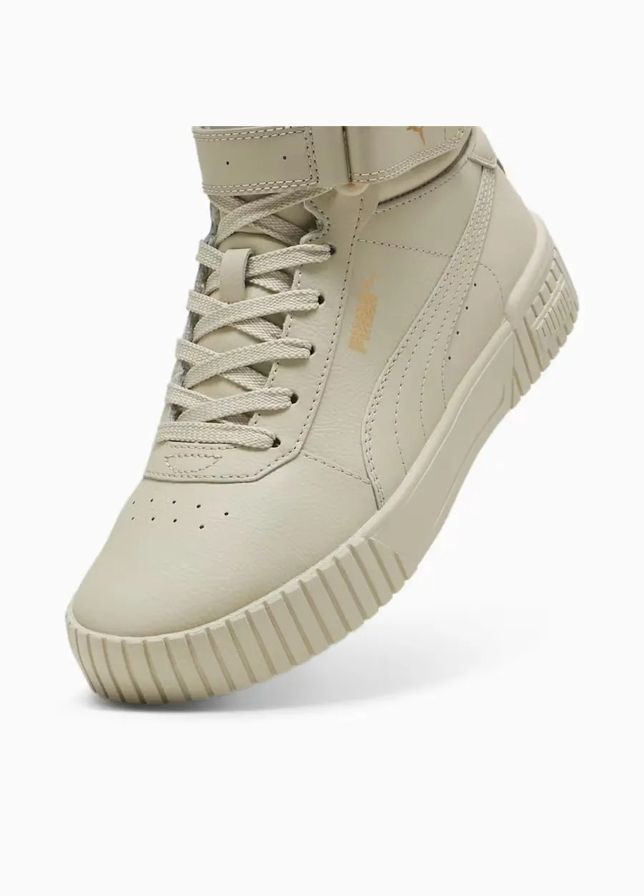 Кроссовки Carina 2.0 Mid Winter Desert Dust Gold Puma бежевые зима (302898170)