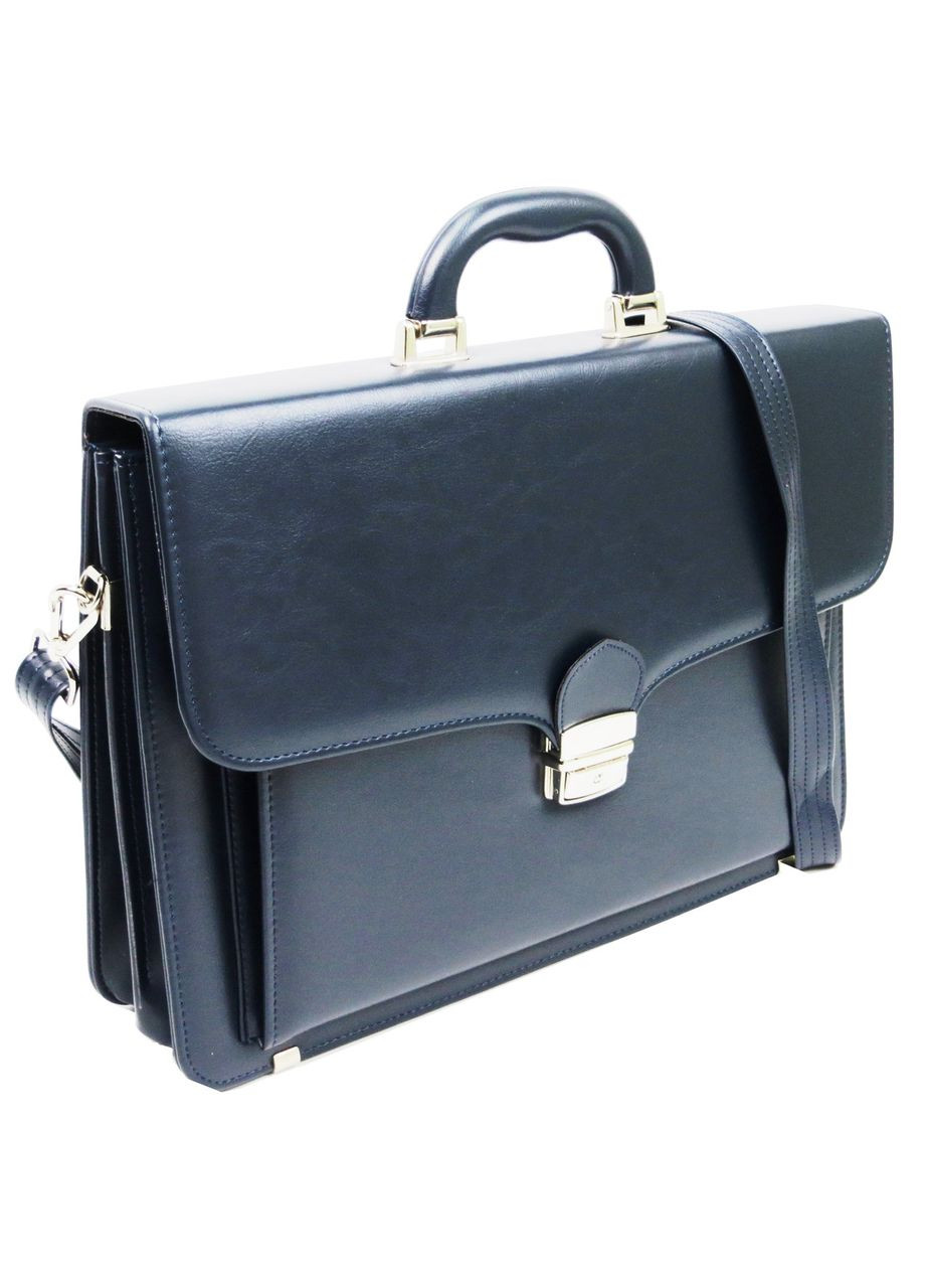 Портфель из искусственной кожи Польша синий Amo (361156867)