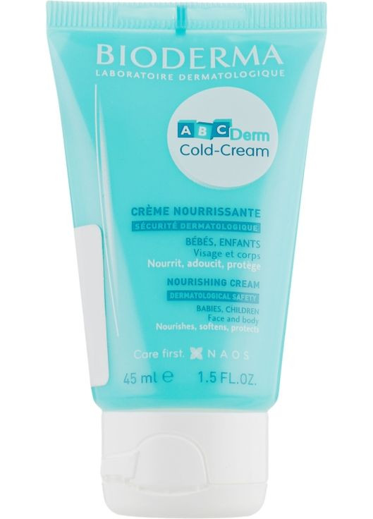 Крем для обличчя і тіла ABCDerm Cold-Cream Nourishing Face And Body Cream 45ml (758098-57394) Bioderma (368631818)