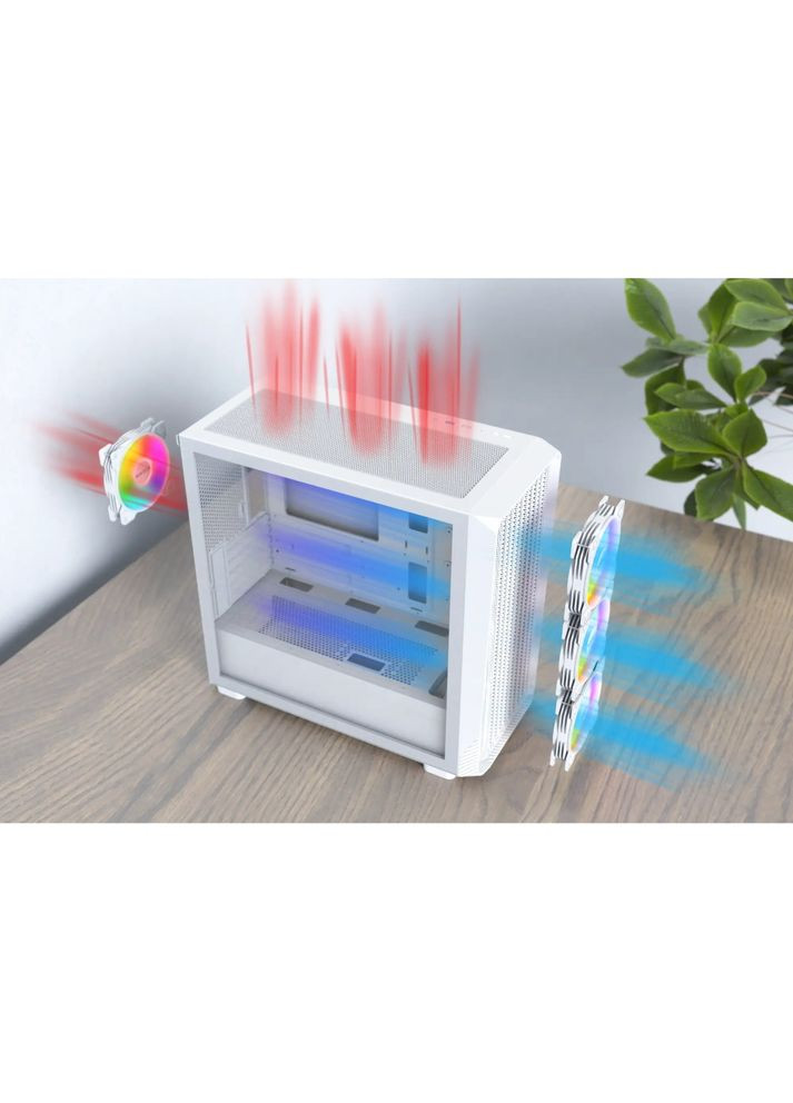 Корпус MATX X5M White (X5M(W)) Montech (370033438)