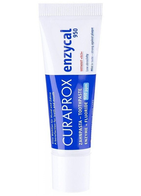 Зубная паста ферментная Enzycal 950 (мини) 10ml (2-939548) Curaprox (369795366)