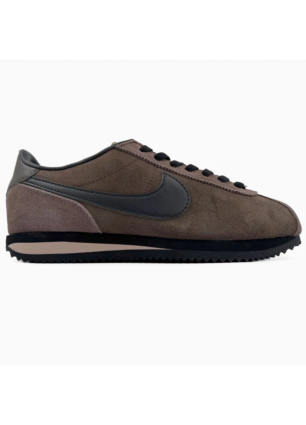 Чорні літні кросівки nike cortez brown/black найк кортез No Brand