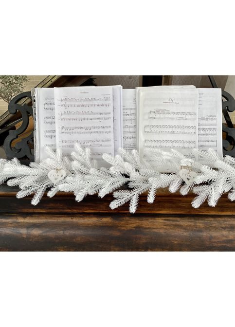 Гирлянда хвойная SGH Traditional литая 2 м белая HVOYA (366964140)