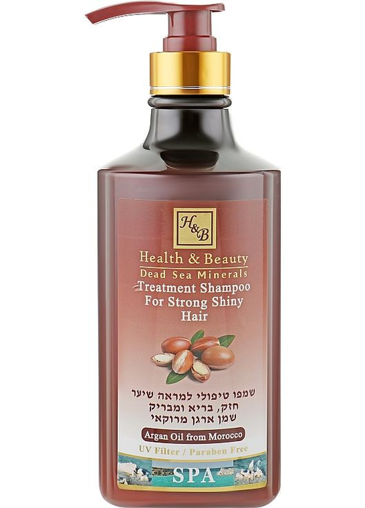 Шампунь для здоров'я і блиску волосся з олією араганії Argan Treatment Shampoo for Strong Shiny Hair 780ml (74235-31016698) Health & Beauty (369123361)