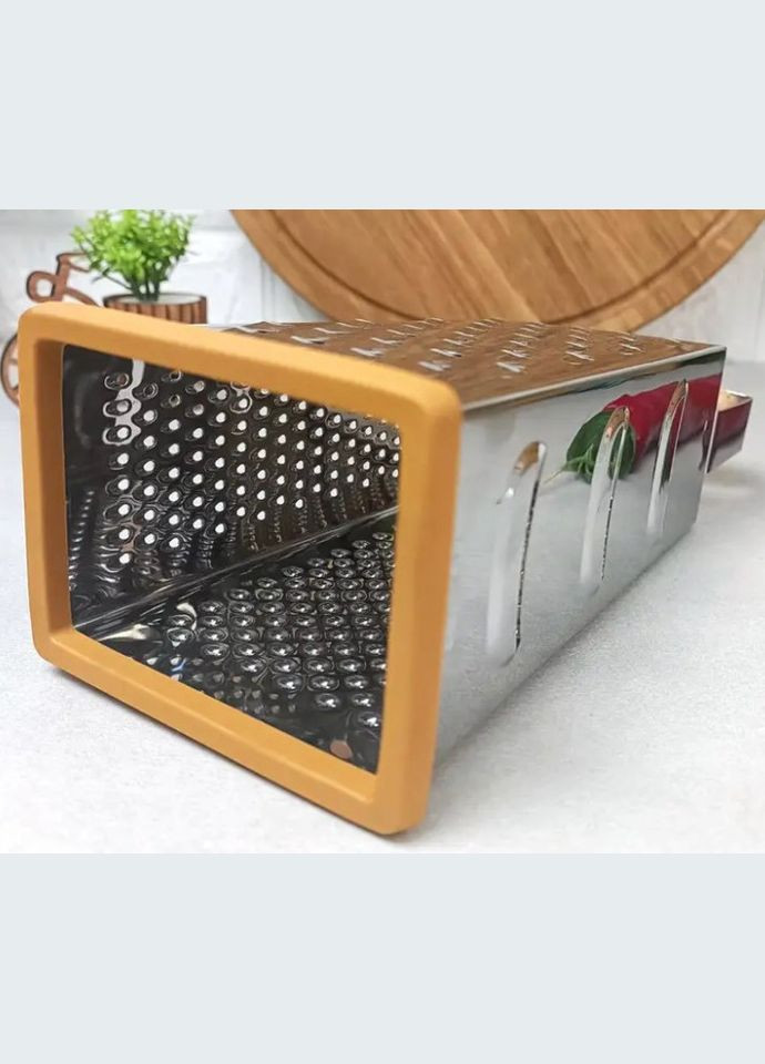 Четырехсторонняя терка GR 1203 с деревянной ручкой из нержавеющей стали A-Plus (297331096)