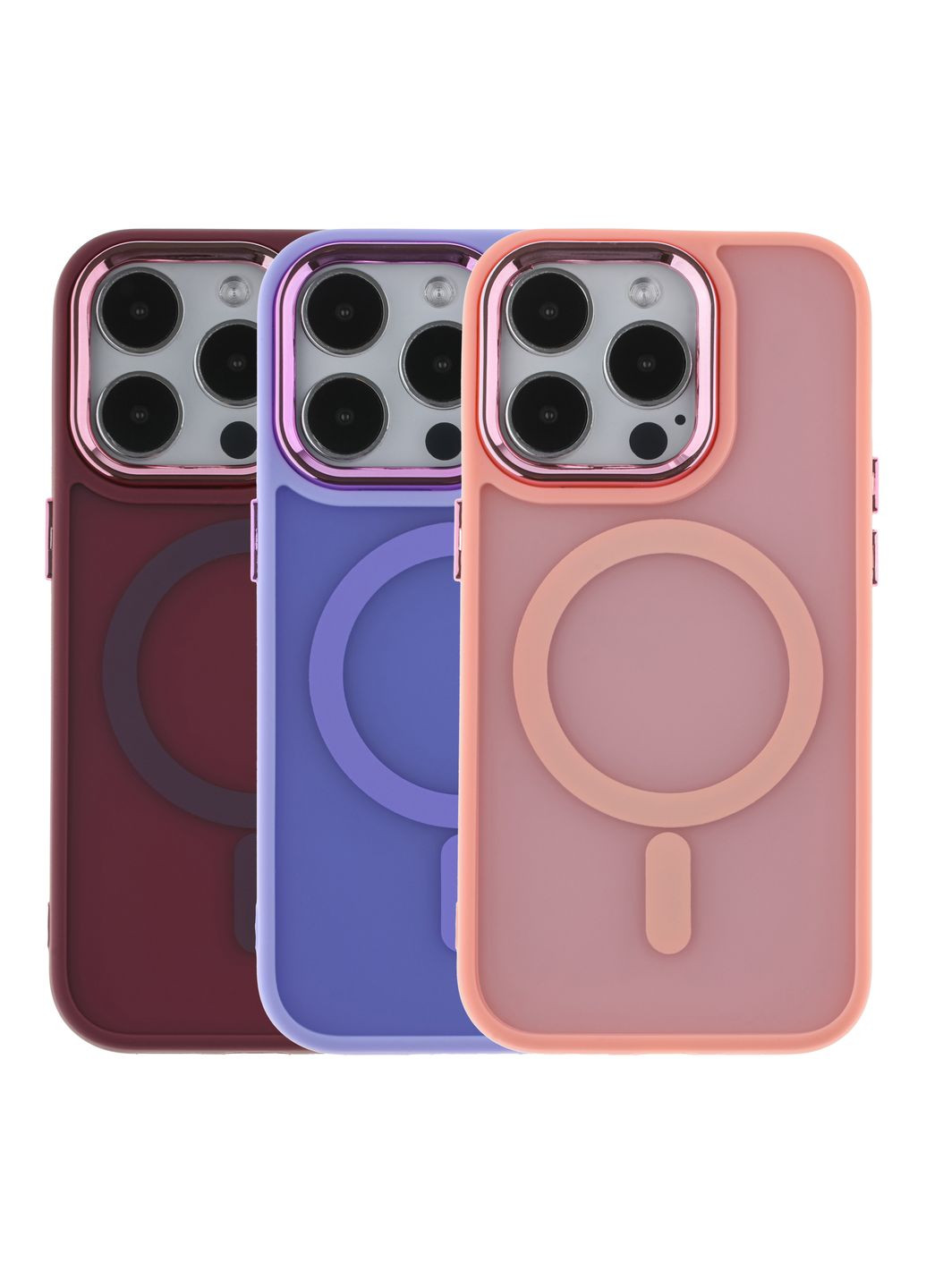 Чохол TPU+PC with Magsafe для iPhone 14 Pro Bordo No Brand Apple iPhone 14 Pro 2022 (336939851)