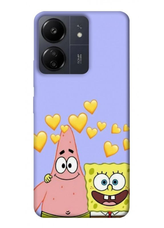 Чехол с принтом для Xiaomi Redmi 13C/ для Ксяоми, сяоми, ксиоми редми 13С Боб и Патрик No Brand (338616233)