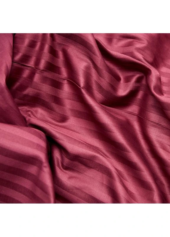 Простирадло на резинці Satin Stripe 120х190х25 см (MS-850004967) Moon&Star Burgundy Luxe (386587739)