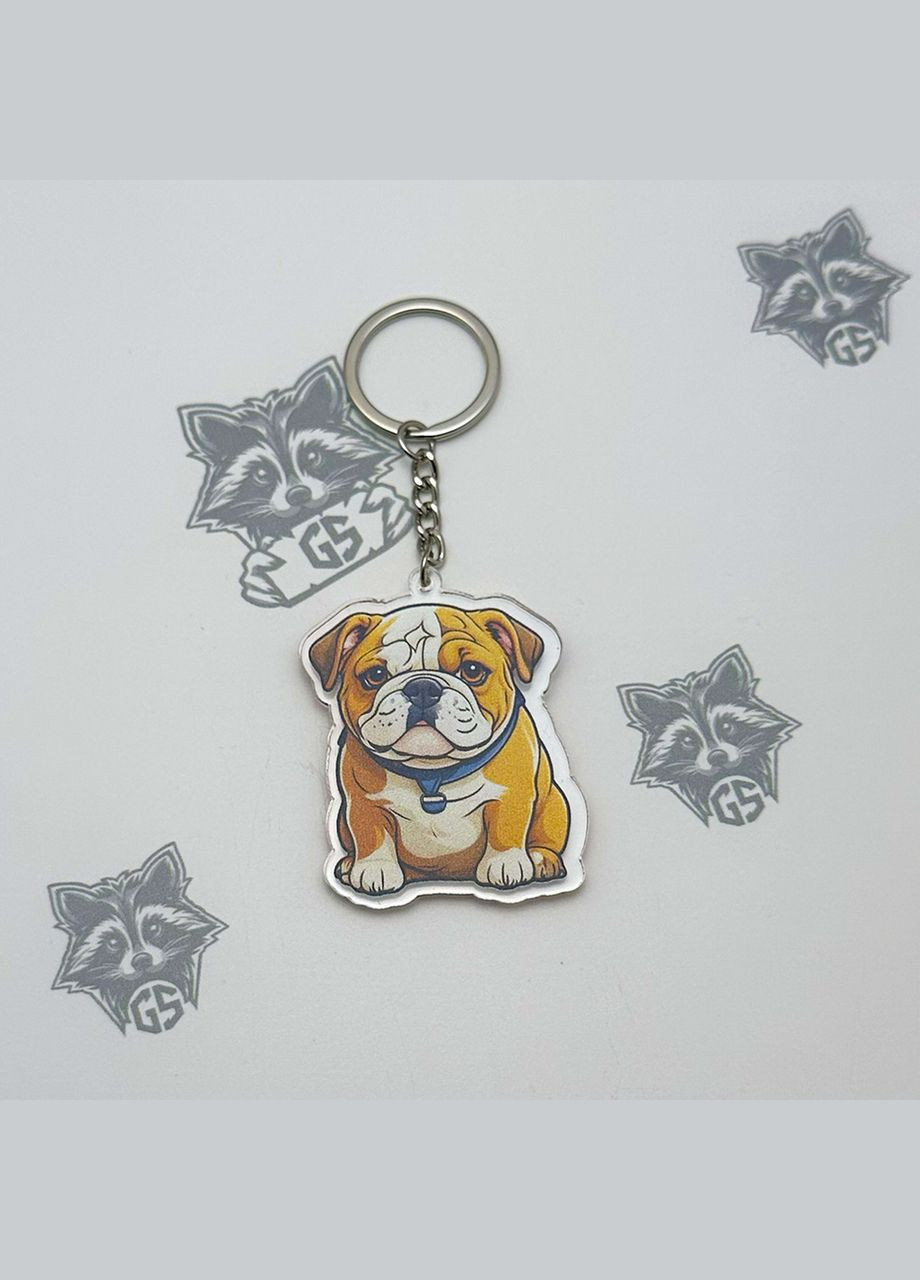 Брелок из Акрила Английский бульдог No Brand (339618403)
