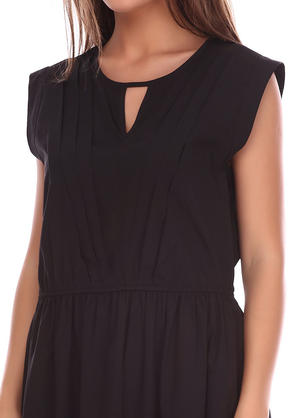 Черное повседневный платье светло-бежевый Silvian Heach однотонное