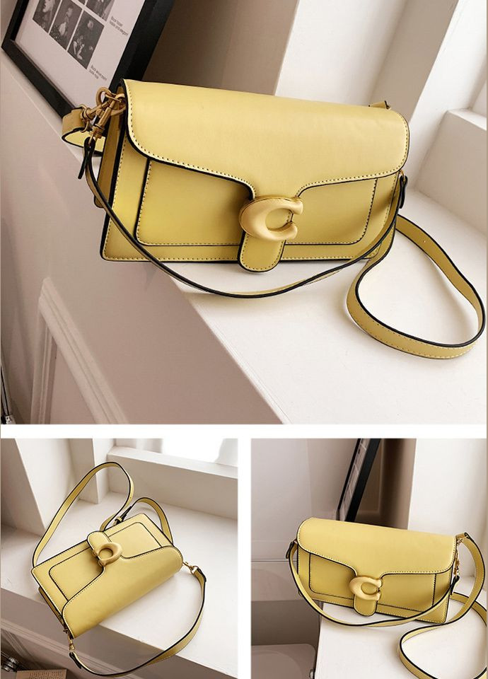 Женская сумка Coach 6938 кросс-боди желтая No Brand (303360517)