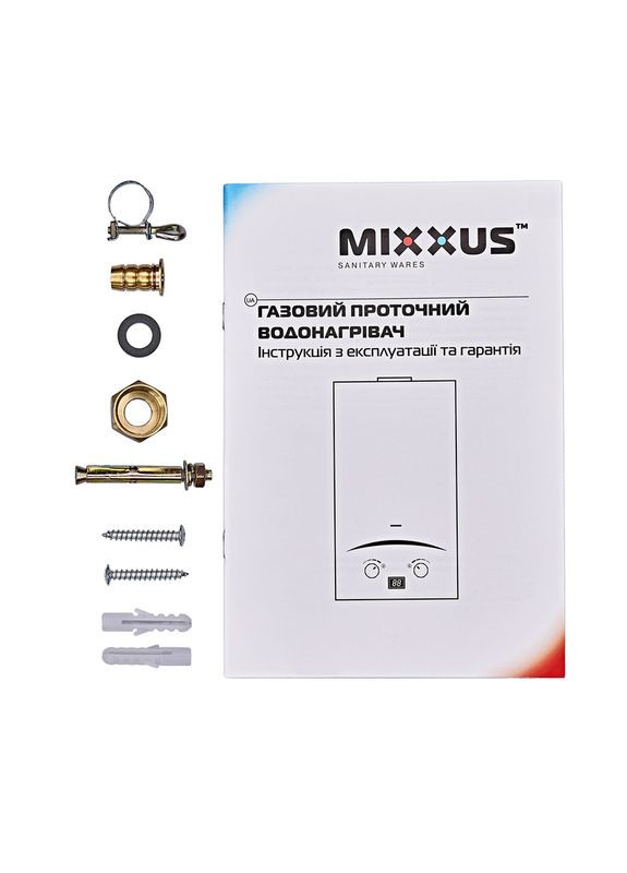 Газова колонка GWH-0210 BASIC BLACK димохідна 10 л/хв ( ) (WH0023) Mixxus (366323136)