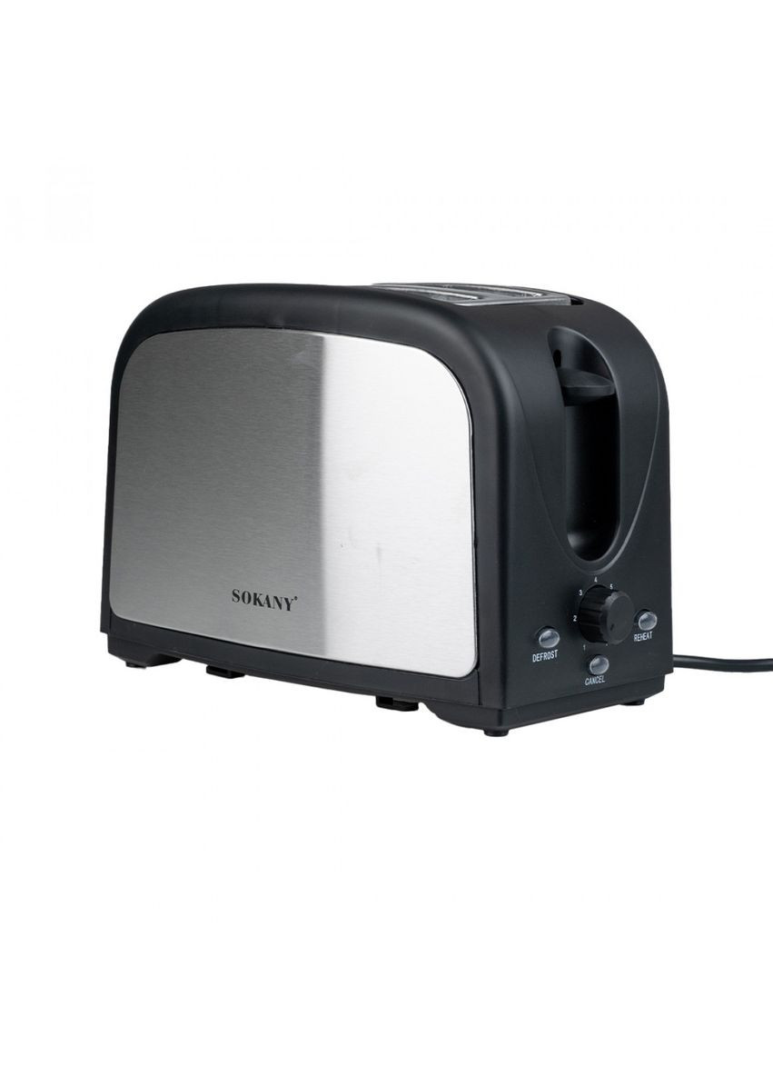Тостер HJT008SBST с двумя отделениями 800 Вт. Sokany (321997603)