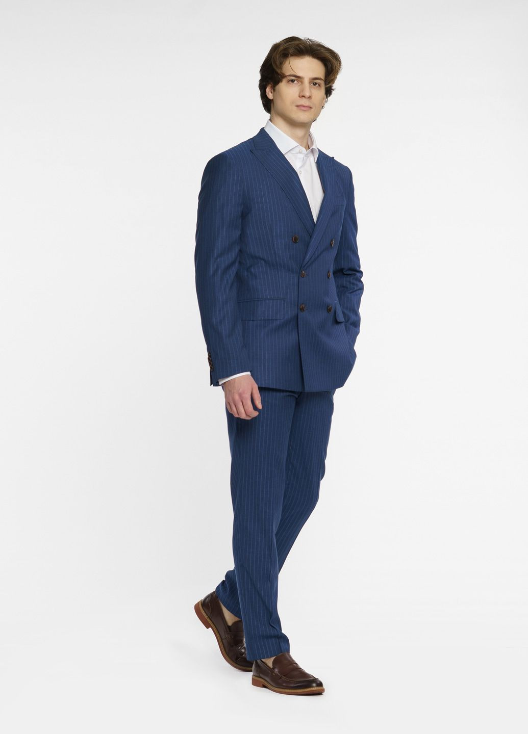 Синий демисезонный костюм мужской синий Arber LONDON NEW/MARCO