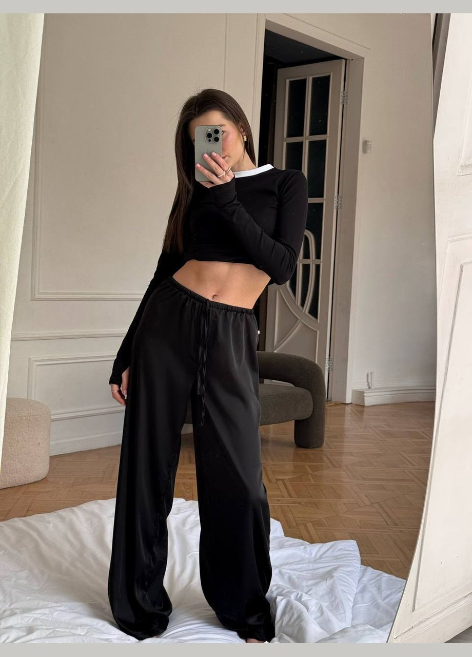 Женские брюки свободного кроя из шелка. Avanti (332620945)