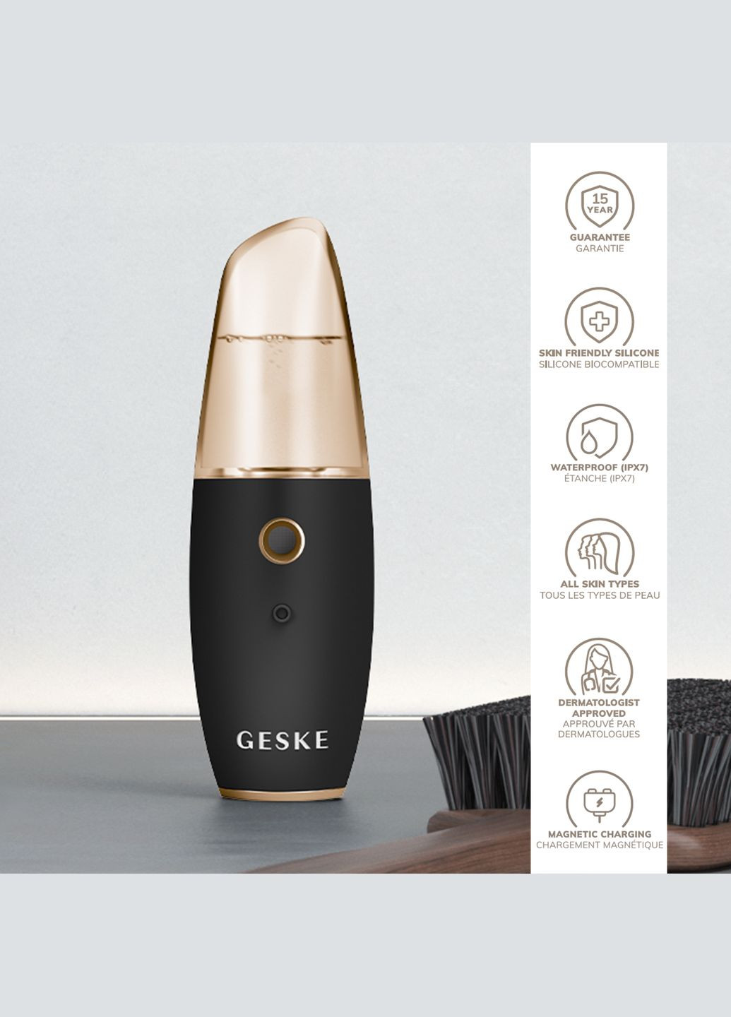 Зволожувач для шкіри обличчя Facial Hydration Refresher 4 in 1 gray GESKE (341525881)