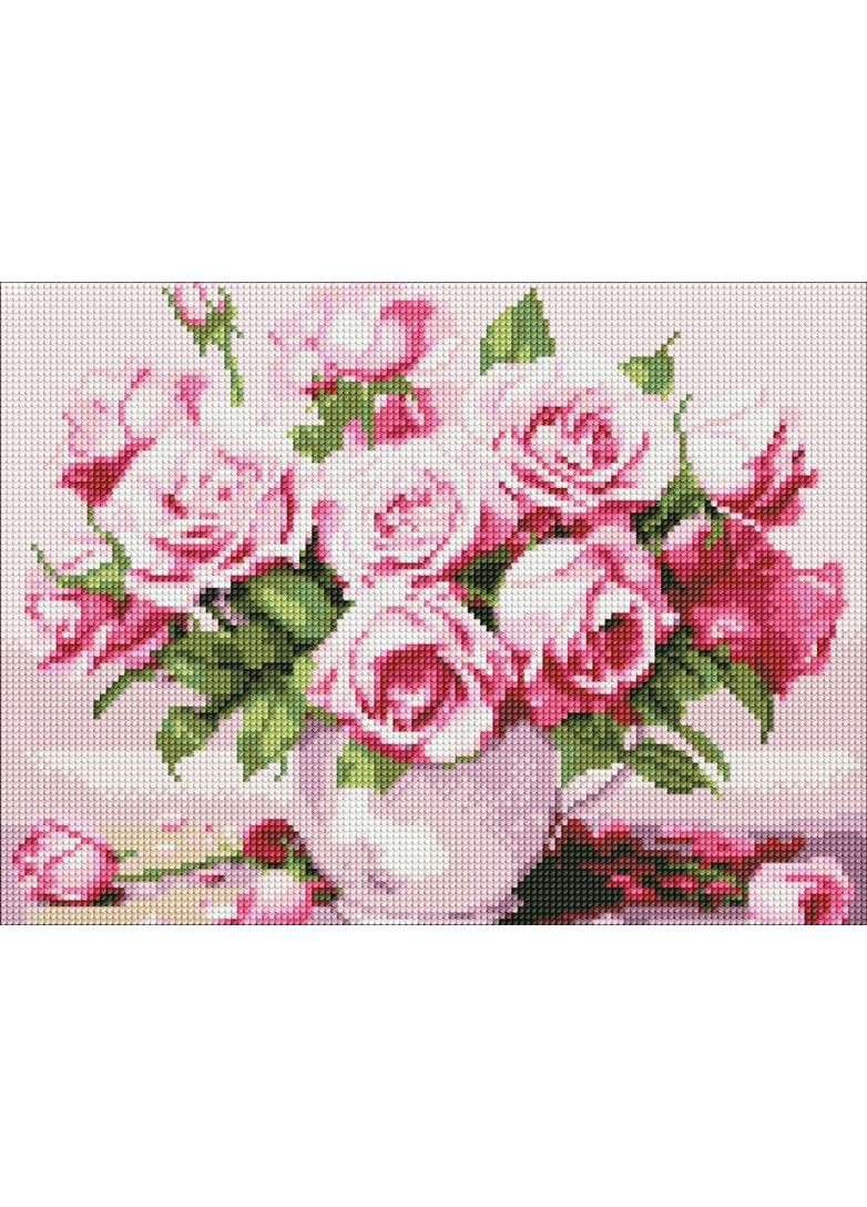 Алмазная мозаика - Розовые розы ©art_selena_ua 30х40 см IDEYKA (370795756)