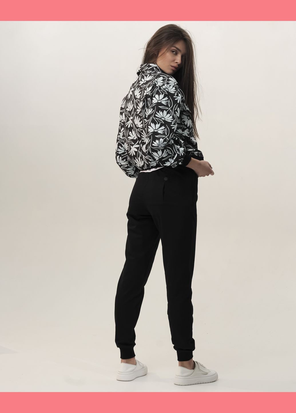 Костюм женский черный тройка (кофта, футболка, штаны) Raw (280911693)