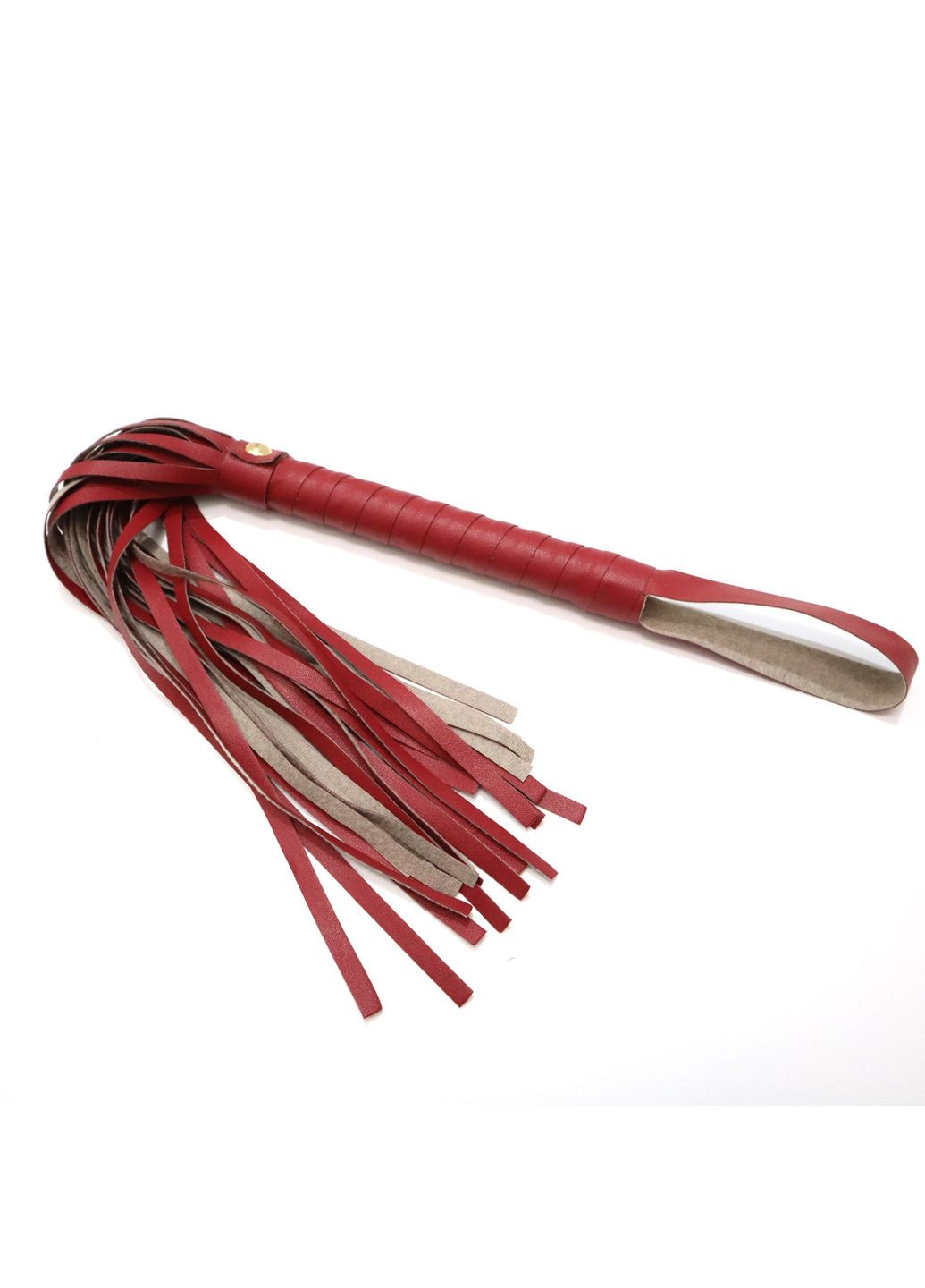 Кістєвий батіг для БДСМ-ігор з еко-шкіри флогер батіг плетка пліть NDS (337715843)