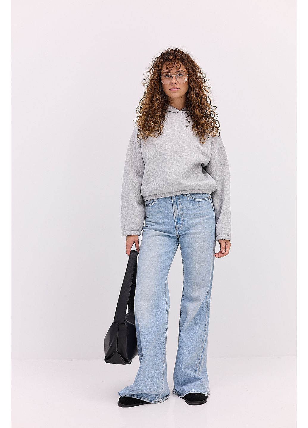 Серый утепленное женское худое черное с вышивкой that girl Arjen (361056700)