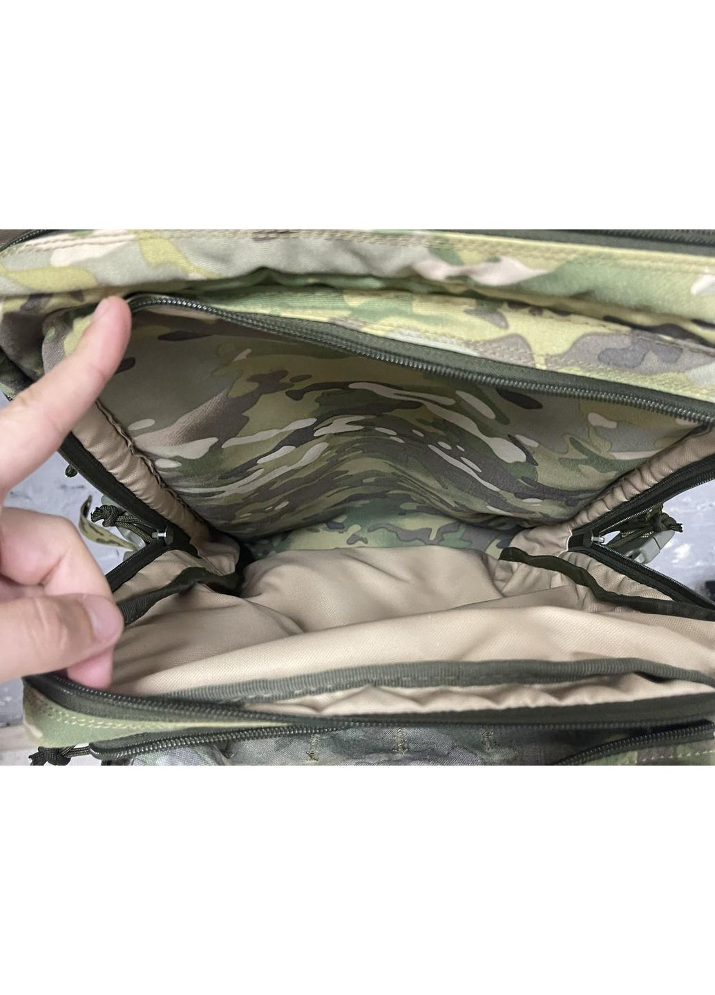 Рюкзак тактический с карманами емкостью 37 литров, ISARM цвет Multicam, водостойкий материал. HM furnitura (365248587)