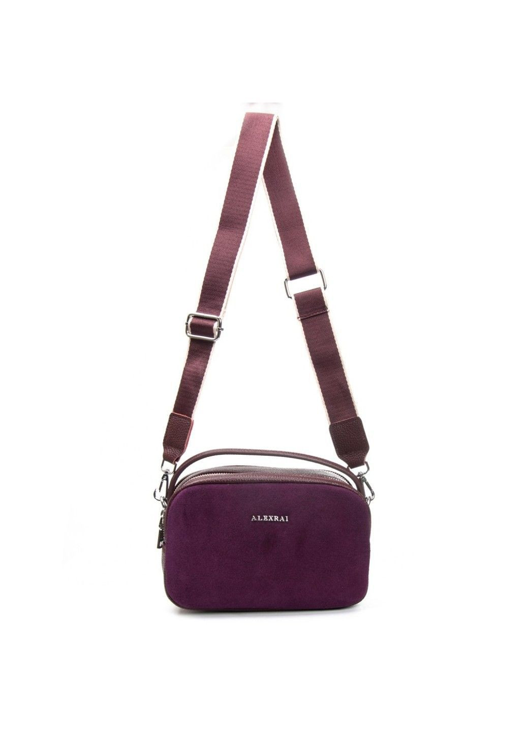 Женская замшевая сумка 99126 bordo Alex Rai (366092174)