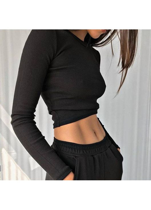 Кроп-топ женский в рубчик Style Point (352167894)