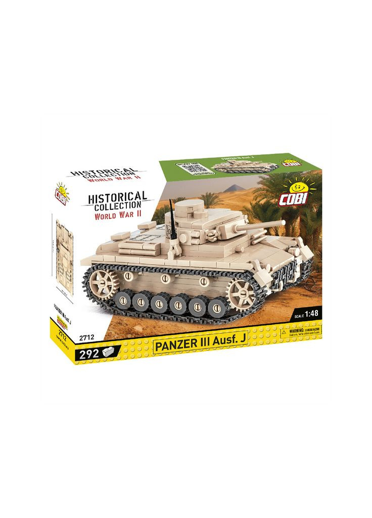 Конструктор (m244859) Cobi Друга Світова Війна Танк Panzer III, 292 деталей (367067275)