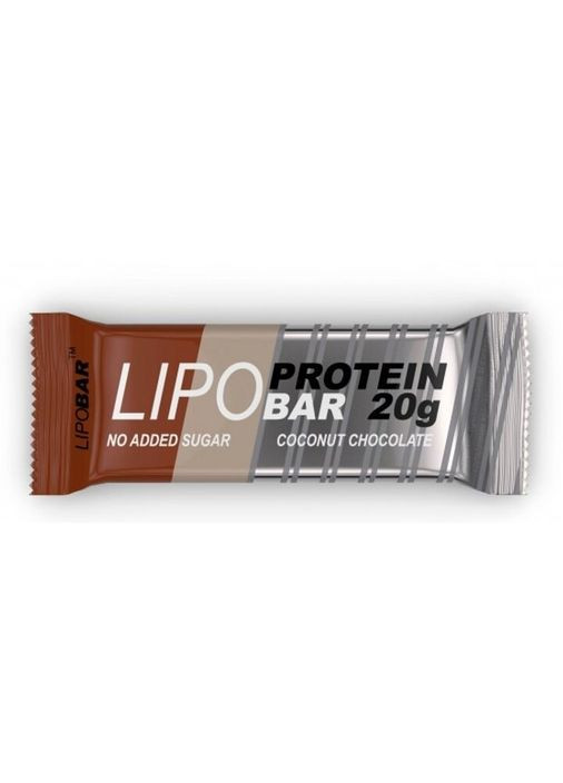 Батончик Protein Bar, 50 грамм Кокос с шоколадной крошкой Lipobar (327828934)