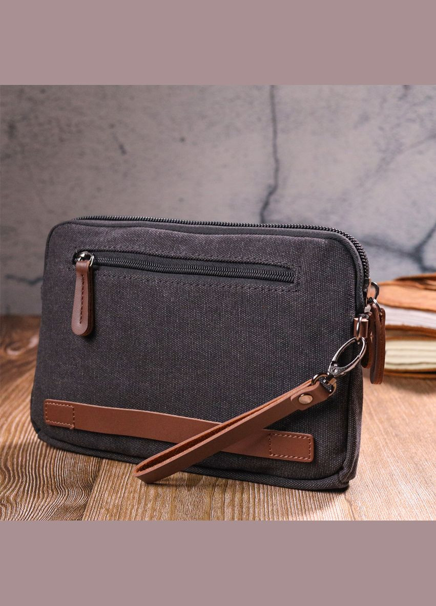 Сумка чоловіча через плече барсетка 21258 Чорний Vintage (302009338)