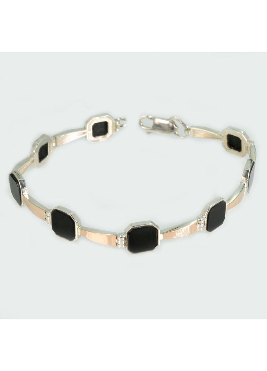 Срібний браслет з оніксом Silver Style (367113191)